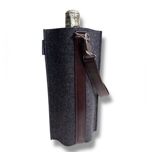 GRÄF & LANTZ Solo Felt Wine Carrier - Charcoal